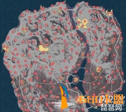 安卓和平精英辅助网站绝地求生维寒迪资源分布位置全览 雪地地图资源