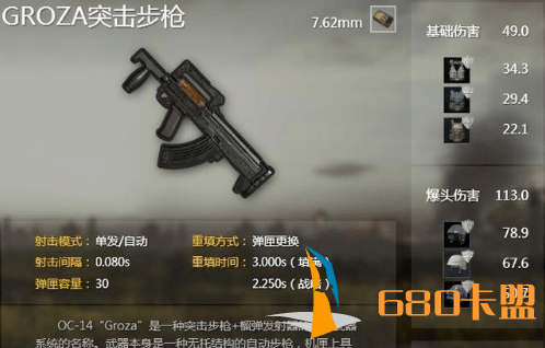 绝地求生和平精英M416和AUG、Groza哪个好？(一)